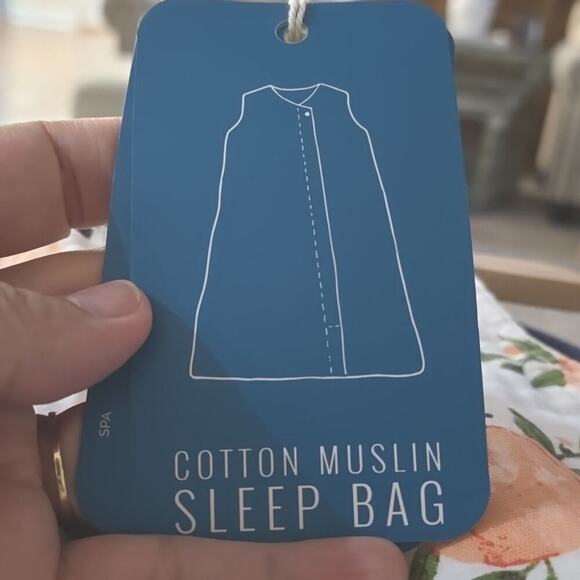 NWT Little Unicorn Cotton Muslin Sleep Bag Zip Up Size 0-6 months - Picture 7 of 7